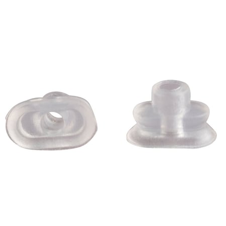 Fipa Oval vacuum cup 4x2 mm, Silicone transparent 132.4x2.001.2